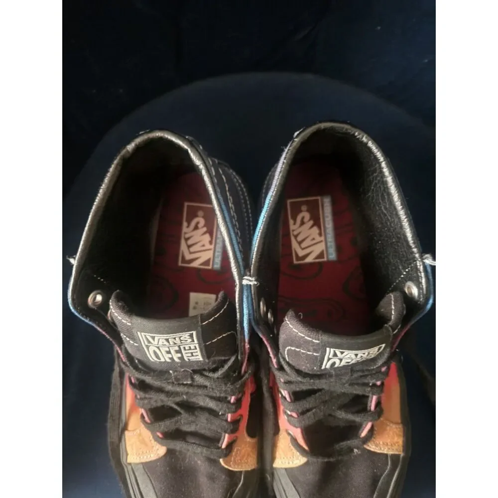 Vans Sk8-Hi 138 Decon SF Have A Trip Rainbow Black Sneakers - Size 9.5